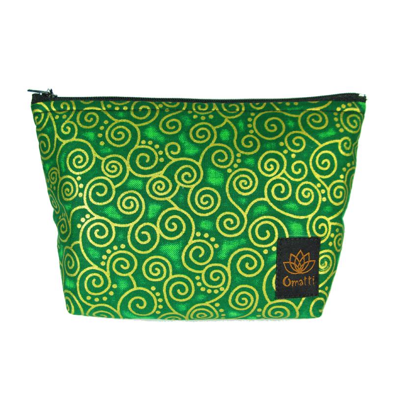 [CM0015] Green Vine Cosmetic Bag