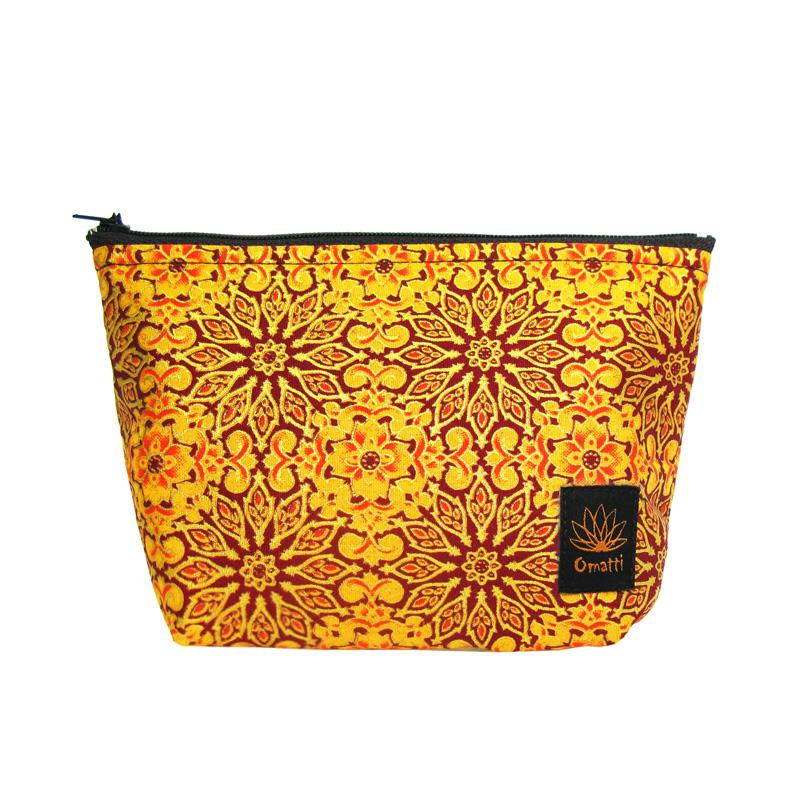 [CM0003] Orange Solar Cosmetic Bag