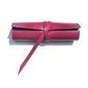 Pink Leather Pen Holder