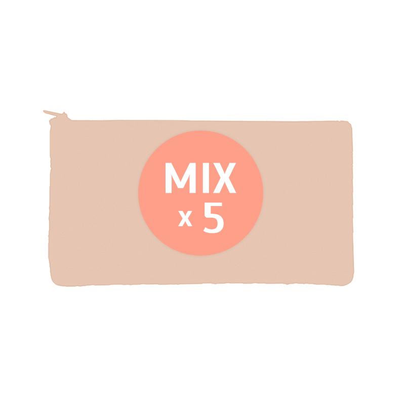 Mixed warm color Large Purse