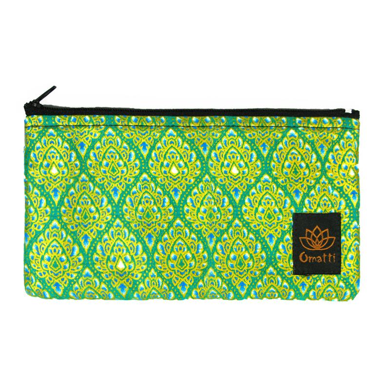 Green Lotus Purse Large