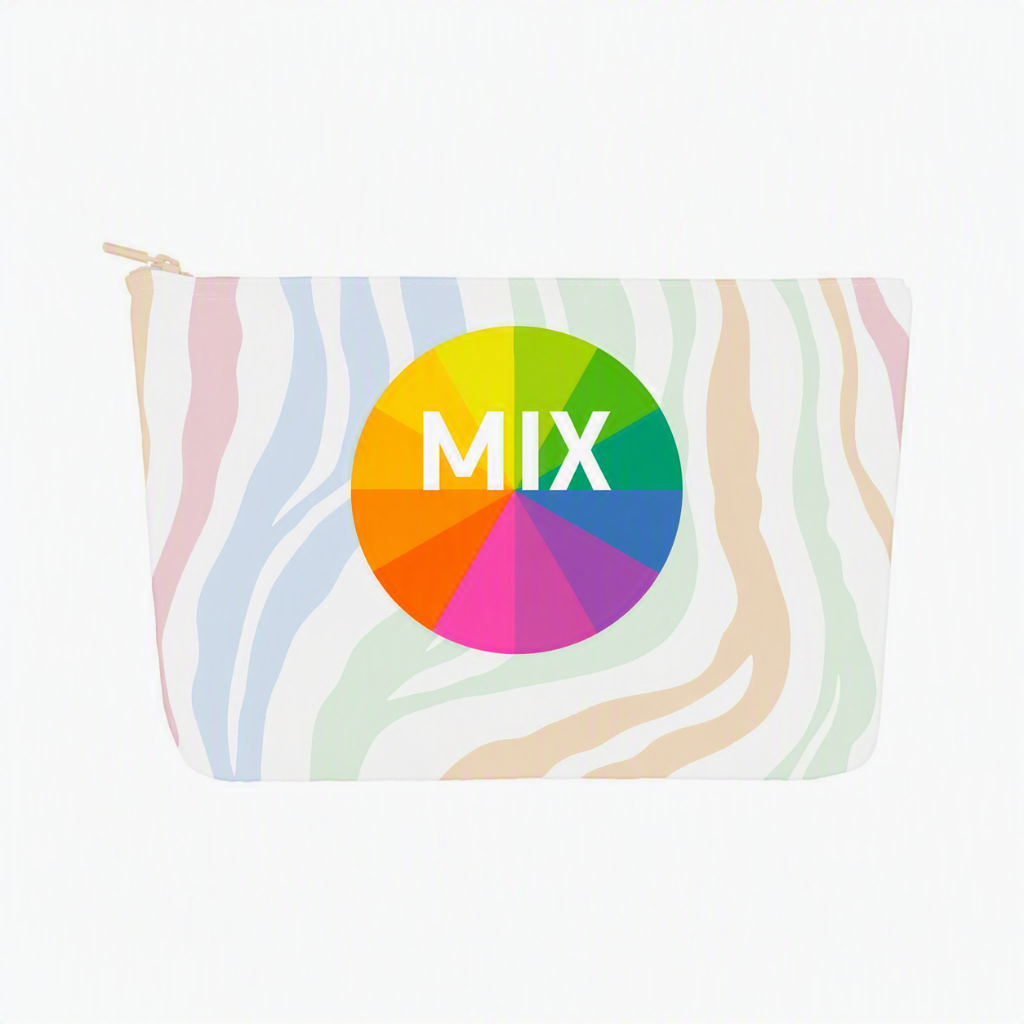 Mixed Color Cosmetic Bag