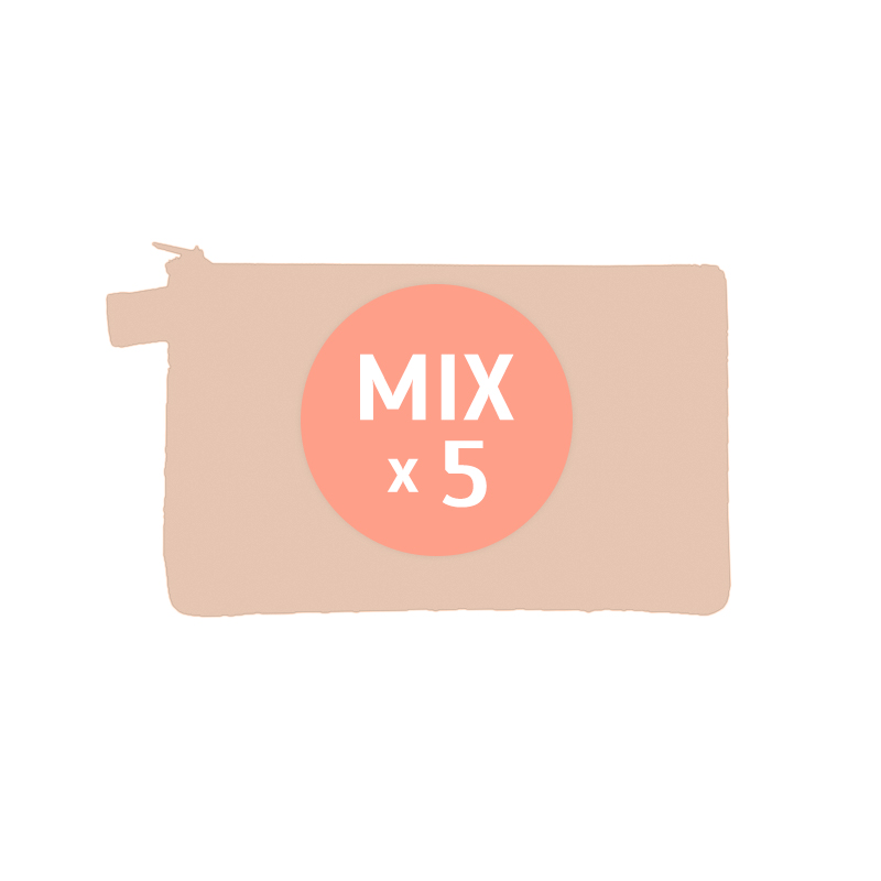 Mixed Mobile Purse warm color (5pcs)